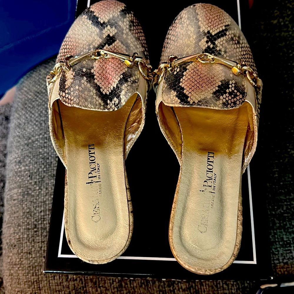 Used. Kids. Slippers. Cezare Paciotti. Italian